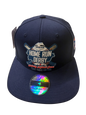 Limited Edition 2025 navy cotton flat brim cap with bold Home Run Derby