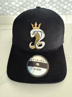 Royal Cobra Velvet Snapback Hat