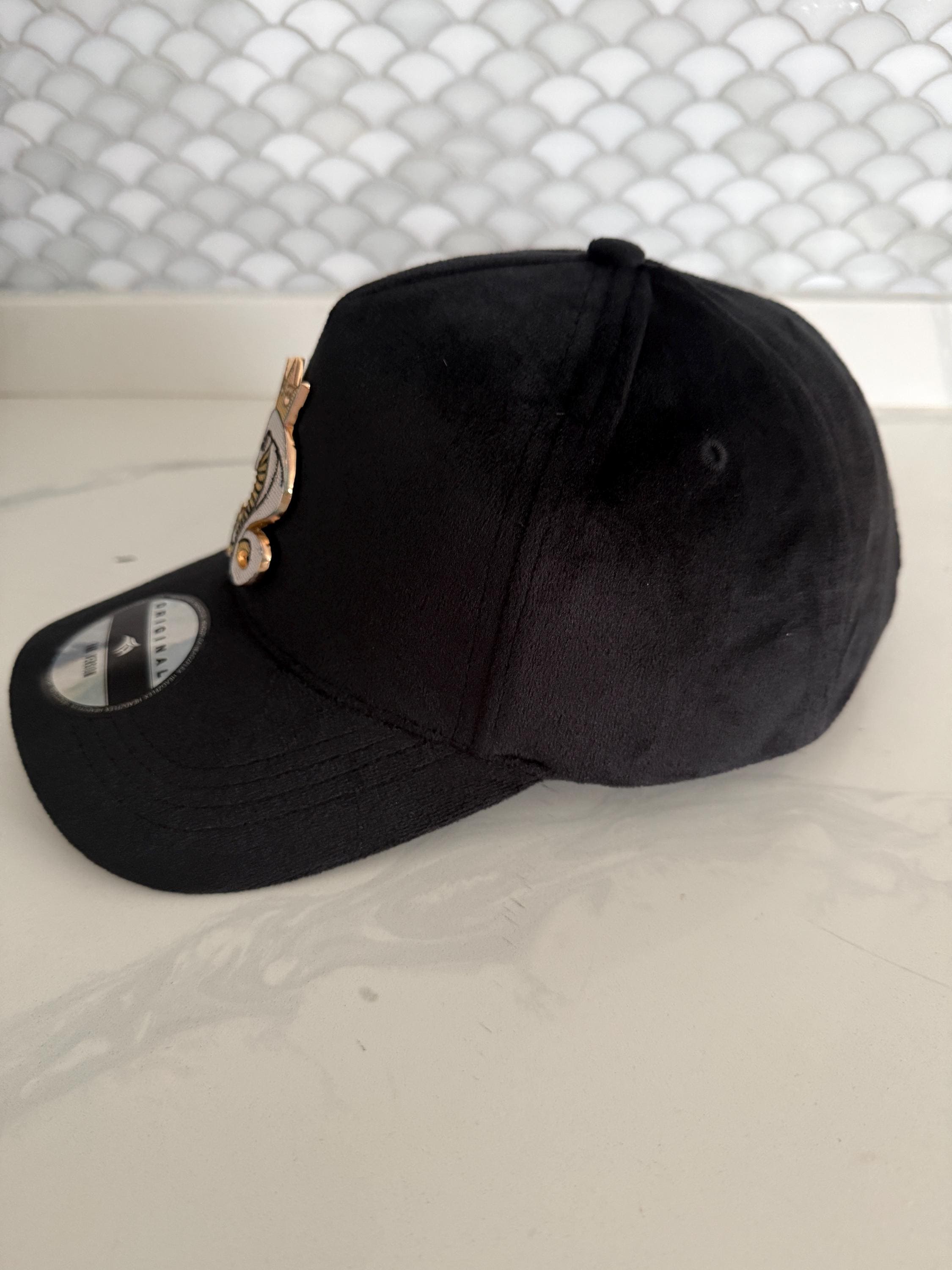 Royal Cobra Velvet Snapback Hat