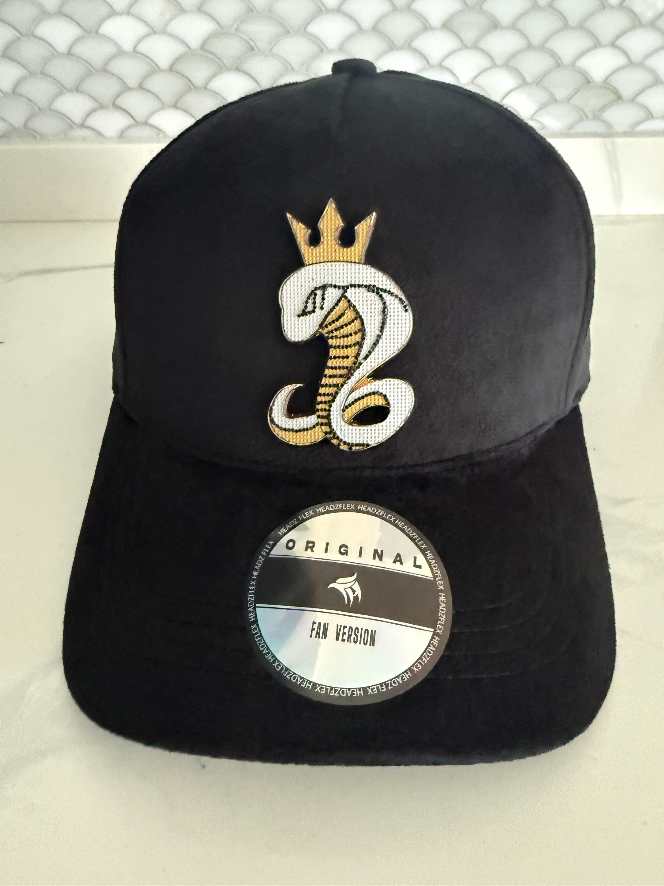 Royal Cobra Velvet Snapback Hat Main image