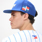 Licey Baseball Cap - Blue Snapback Flat Bill |  Embroidery & Dominican Republic Flag