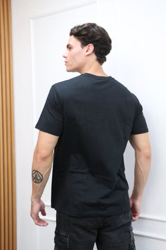 Blue Eagle Black Rhinestone T-Shirt