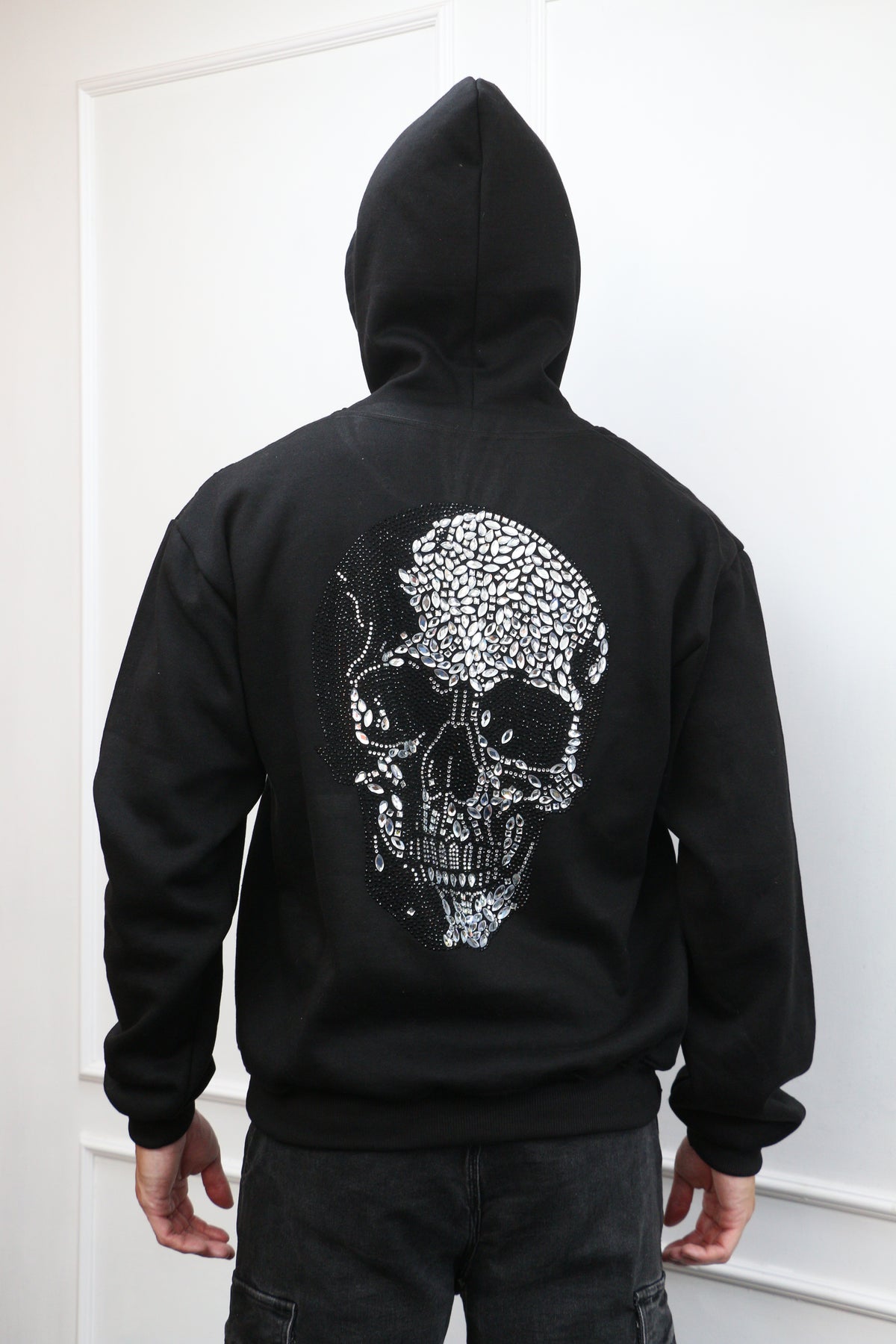 Crystal Skull Black Hoodie