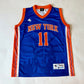 New York 11 Basketball Fan Jersey – Sleeveless Blue Orange