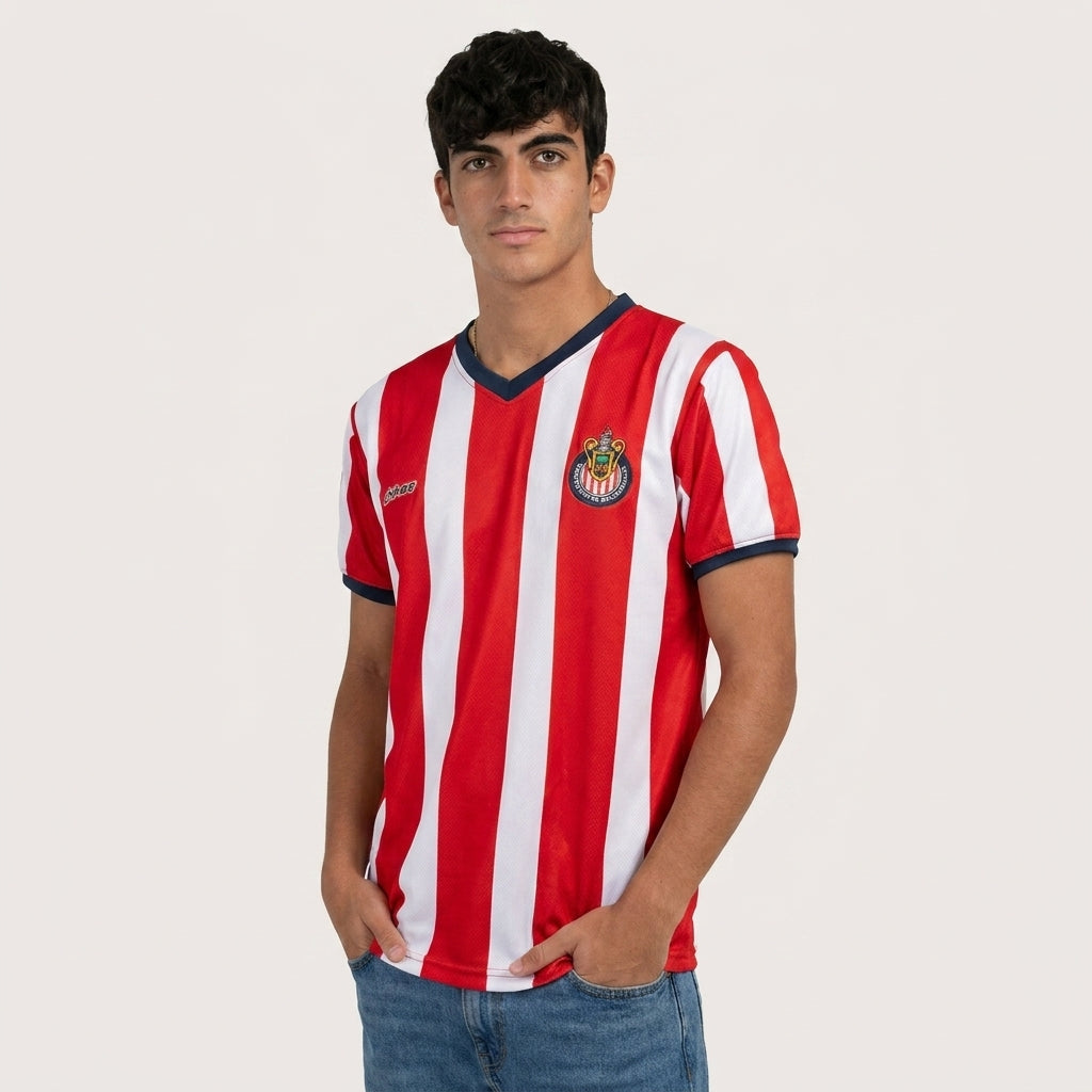 Guadalajara El Rebano Heritage Stripe Soccer Jersey | Headzflex