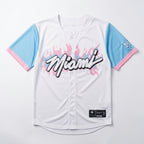 Miami Coast White Baseball Jersey