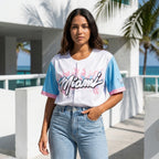 Miami Coast White Baseball Jersey