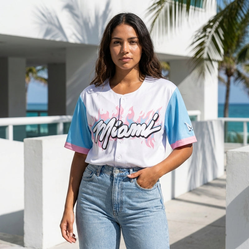Headzflex baseball jersey styled outfit
