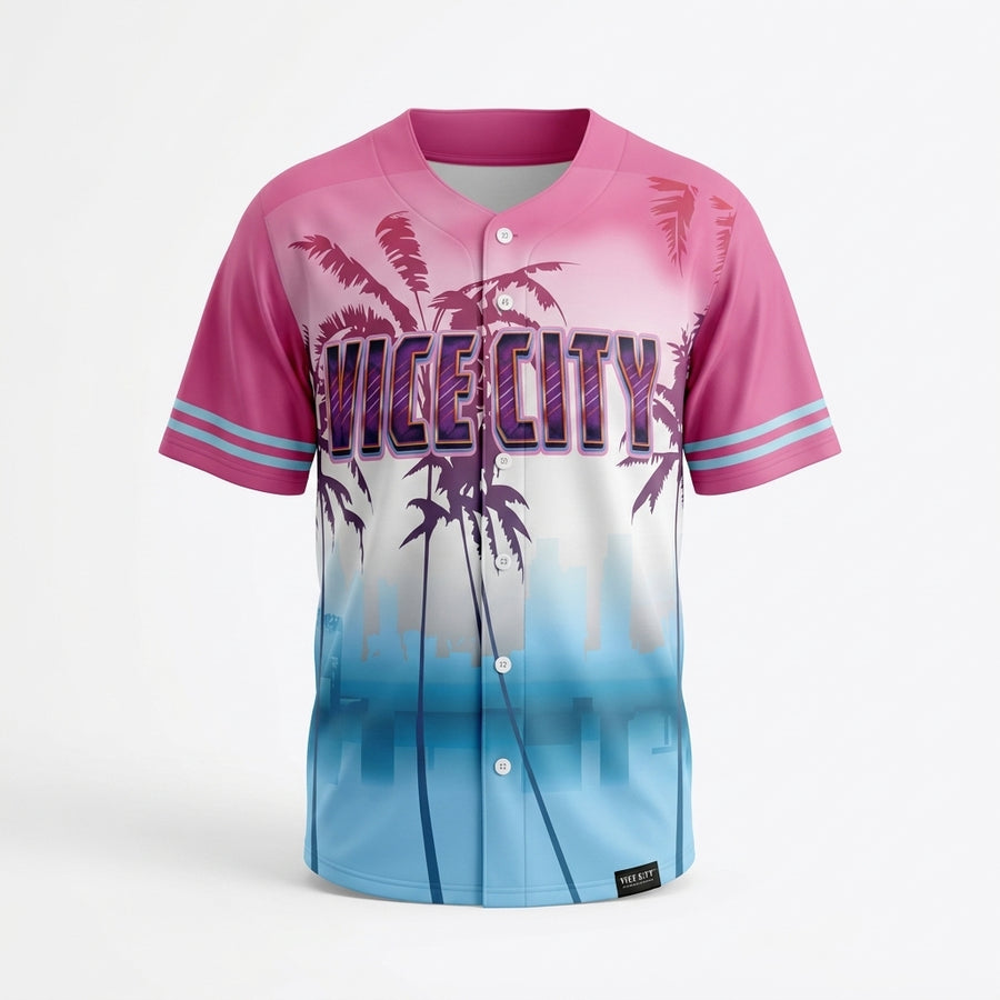 Vice City Nights Baseball Jersey
