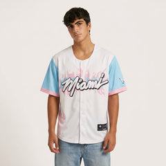 Miami Coast White Baseball Jersey