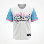 Miami Coast White Baseball Jersey