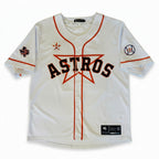 H-Town White Baseball Jersey