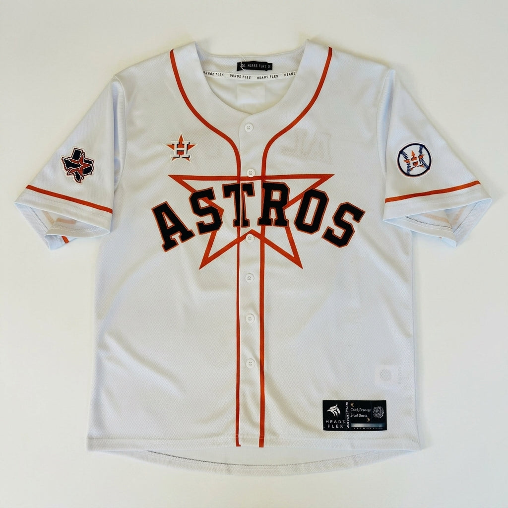 H-Town White Baseball Jersey