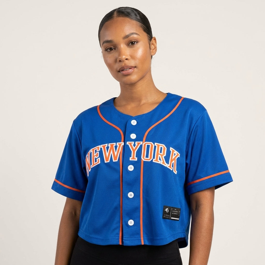 New York Crop Baseball Jersey