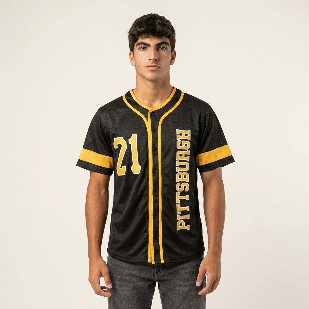 Pittsburgh Iron League Baseball Jersey Secondary image