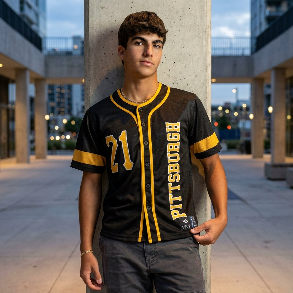 Iron League Baseball Jersey