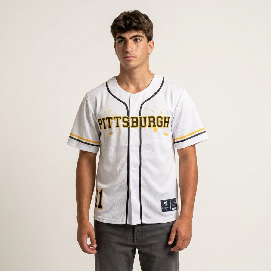Pittsburgh Iron League Baseball Jersey