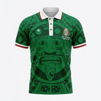 Azteca Legacy 98 Green Mexico Retro Jersey