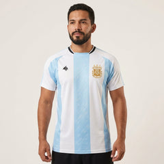 Argentina Sky Crest White/Sky Blue Soccer Jersey
