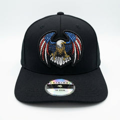 Liberty Eagle Performance Snapback Hat – Water-Resistant Laser-Cut Cap