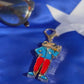 HeadzFlex Ponce Boy Keychain – Puerto Rico Alloy Pin with Crystals | Ponce Baseball Fan Gift