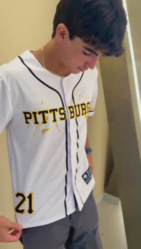 Steel City 21 Tribute Jersey | Adult Mesh Baseball Shirt with Patch (XS–2XL