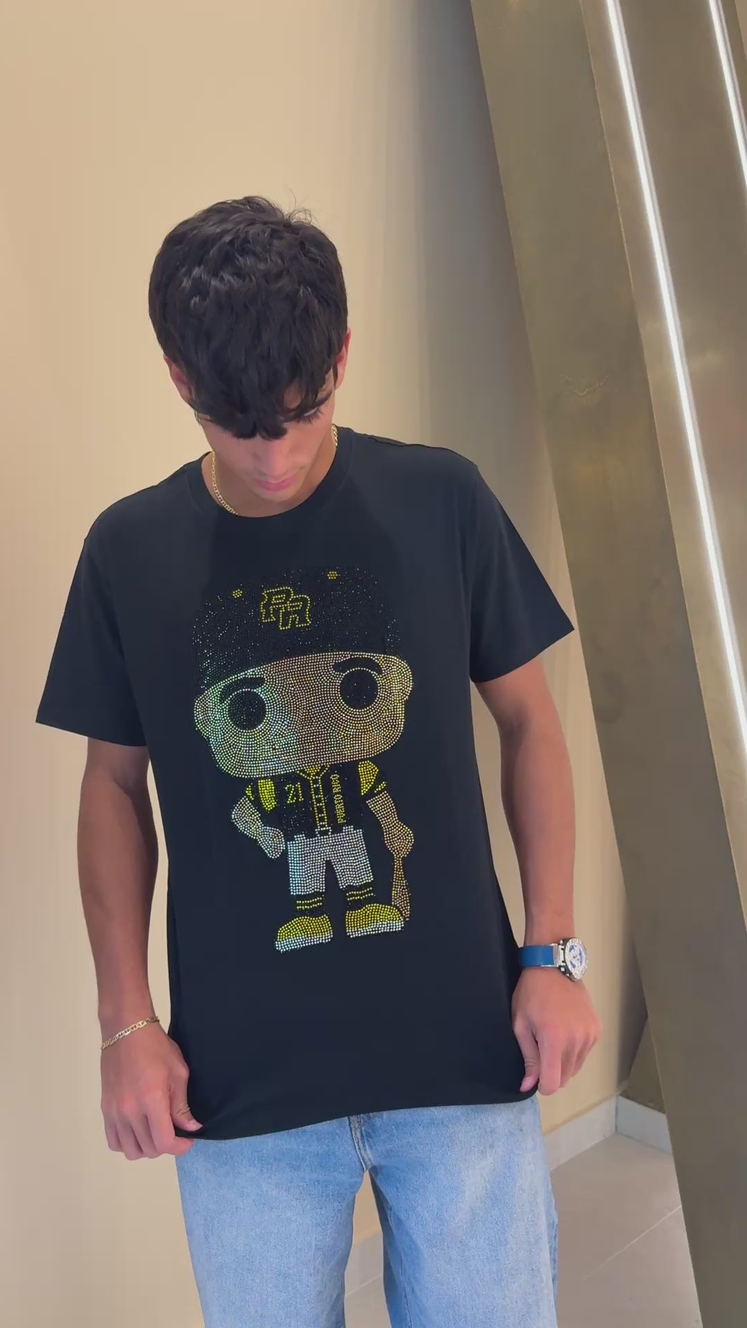 Big Headz PR Bling Tee – Black