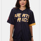 Puerto Rico Clemente Black Baseball Jersey – Iconic Tribute in Bold Black & Yellow