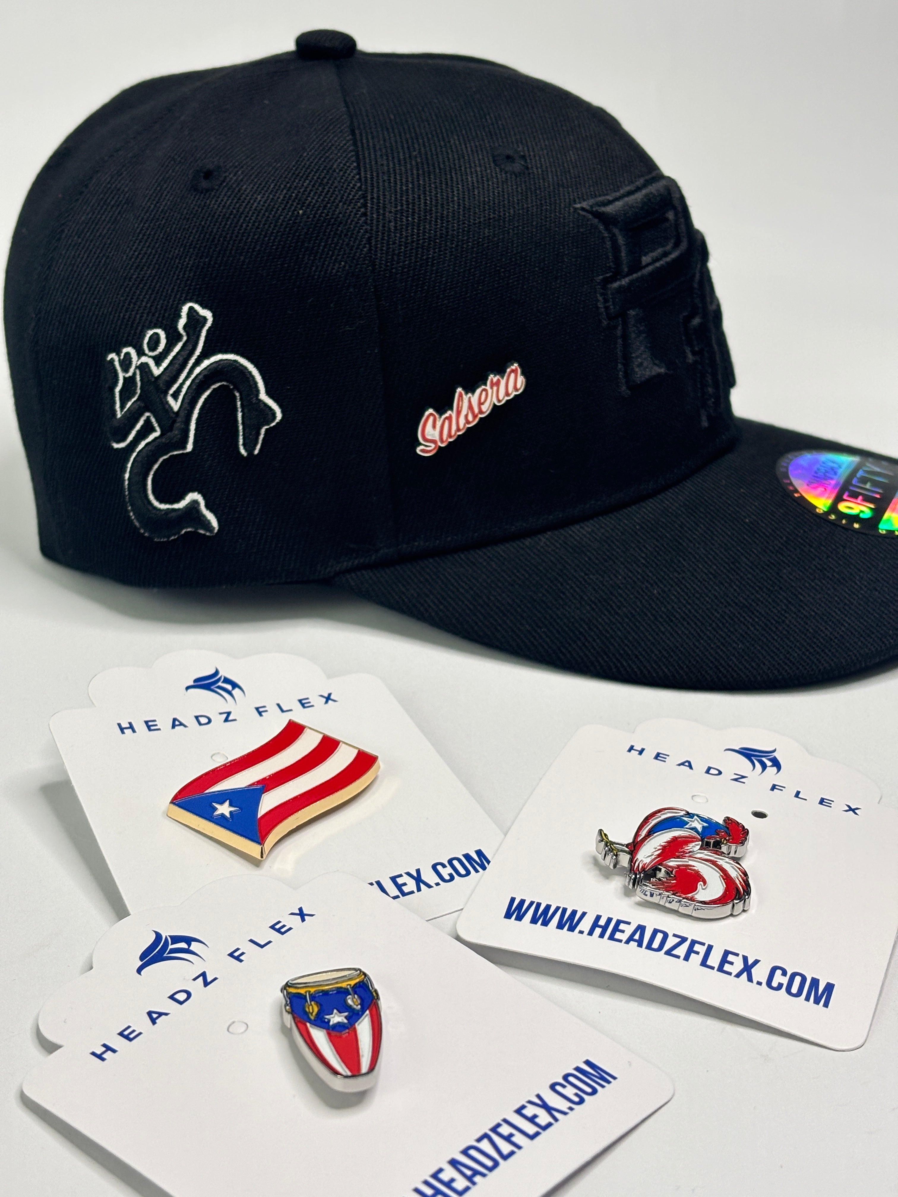 Salsera Enamel Pin – Double Pin Hat & Clothing Accessory