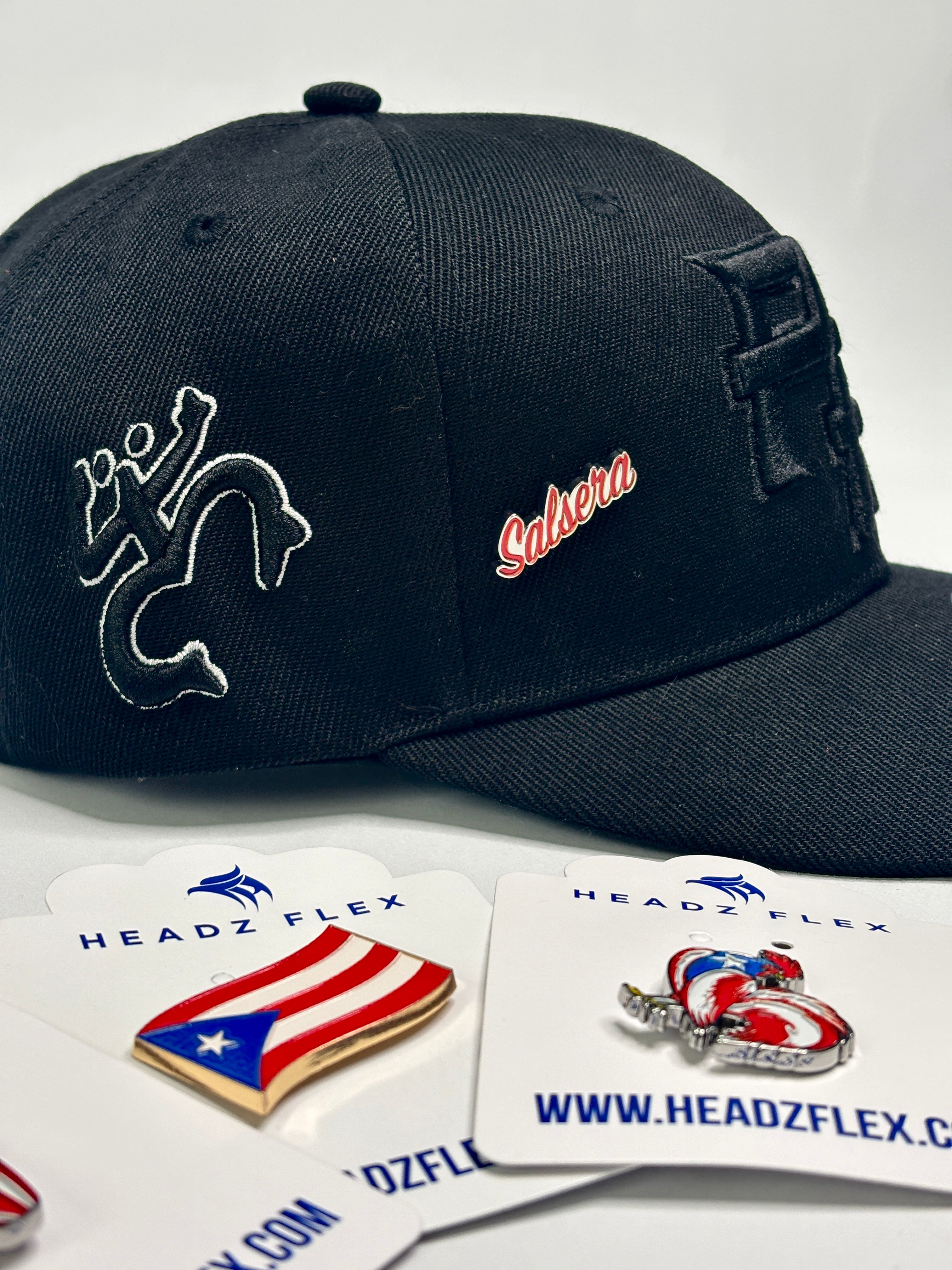 Salsera Enamel Pin – Double Pin Hat & Clothing Accessory Main image